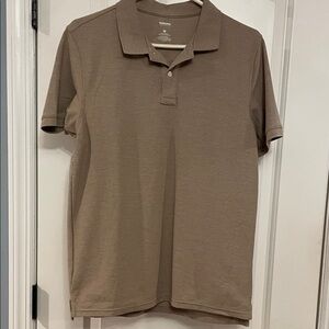 Sonoma Men's Tan Polo Shirt